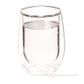 Tasse à eau en verre borosilicaté